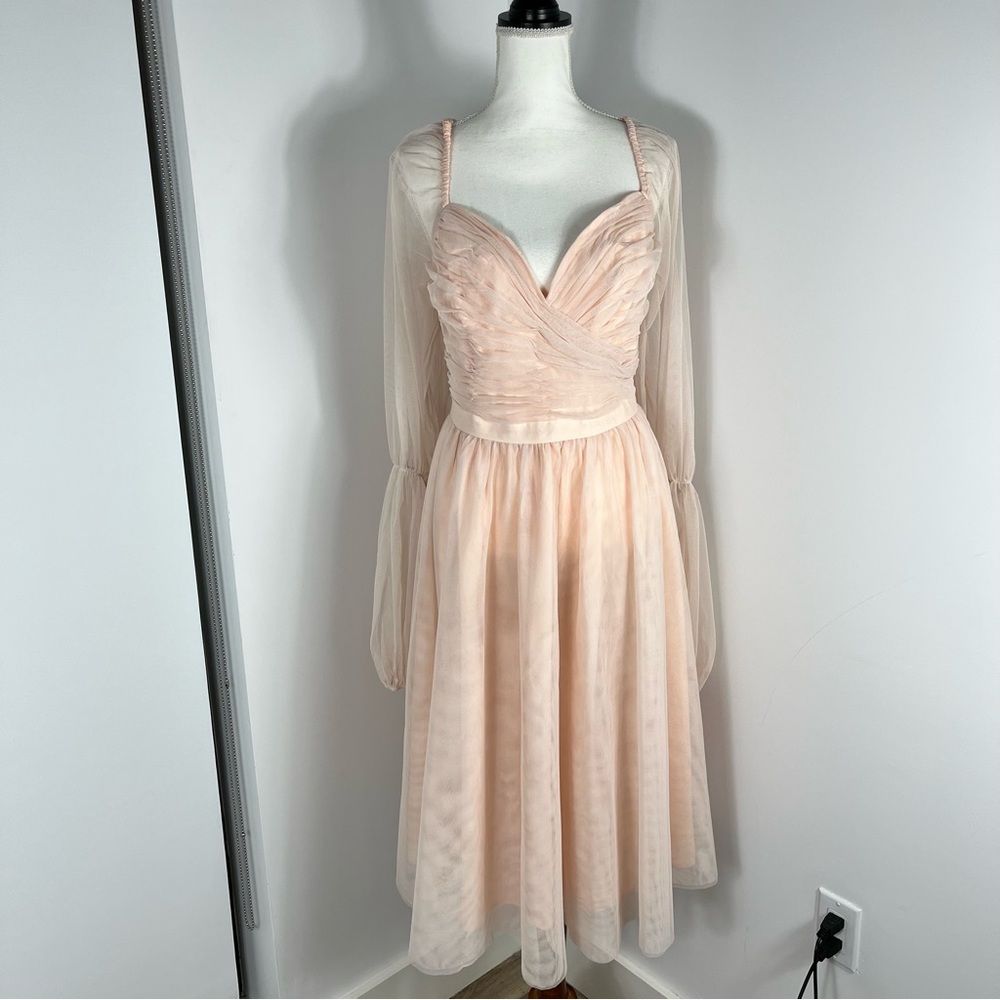 Nabela Noor X Eloquii tule blush dress - Picture 4 of 11